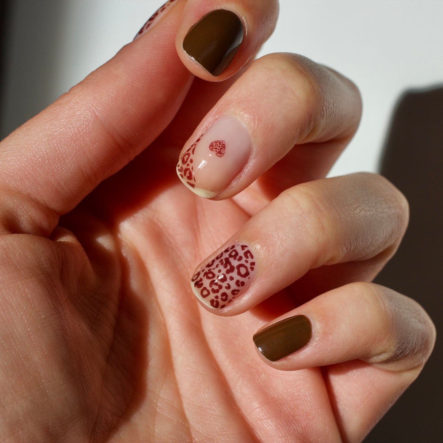 nail art marron