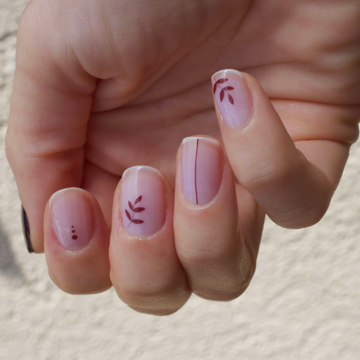 nail art facile automne