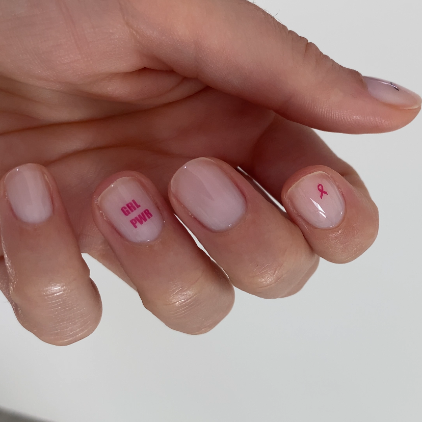 Nail Tattoos Octobre Rose🎀