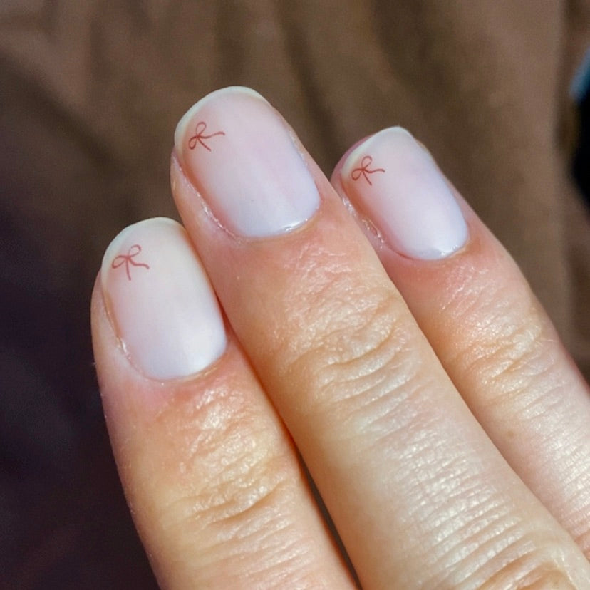 Nail Tattoos Ruban Marron