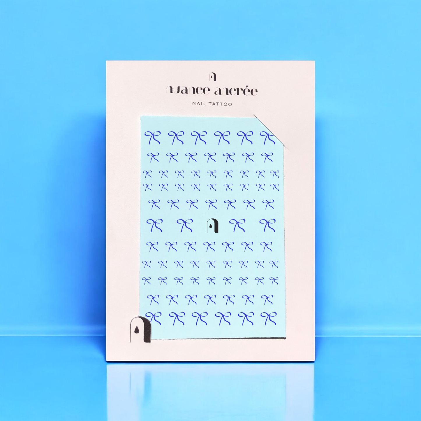 💙 Pack Love Blue Nail Tattoos