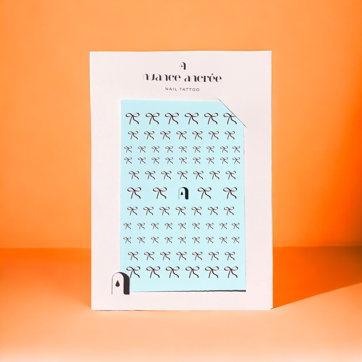 Nail Tattoos Ruban Marron