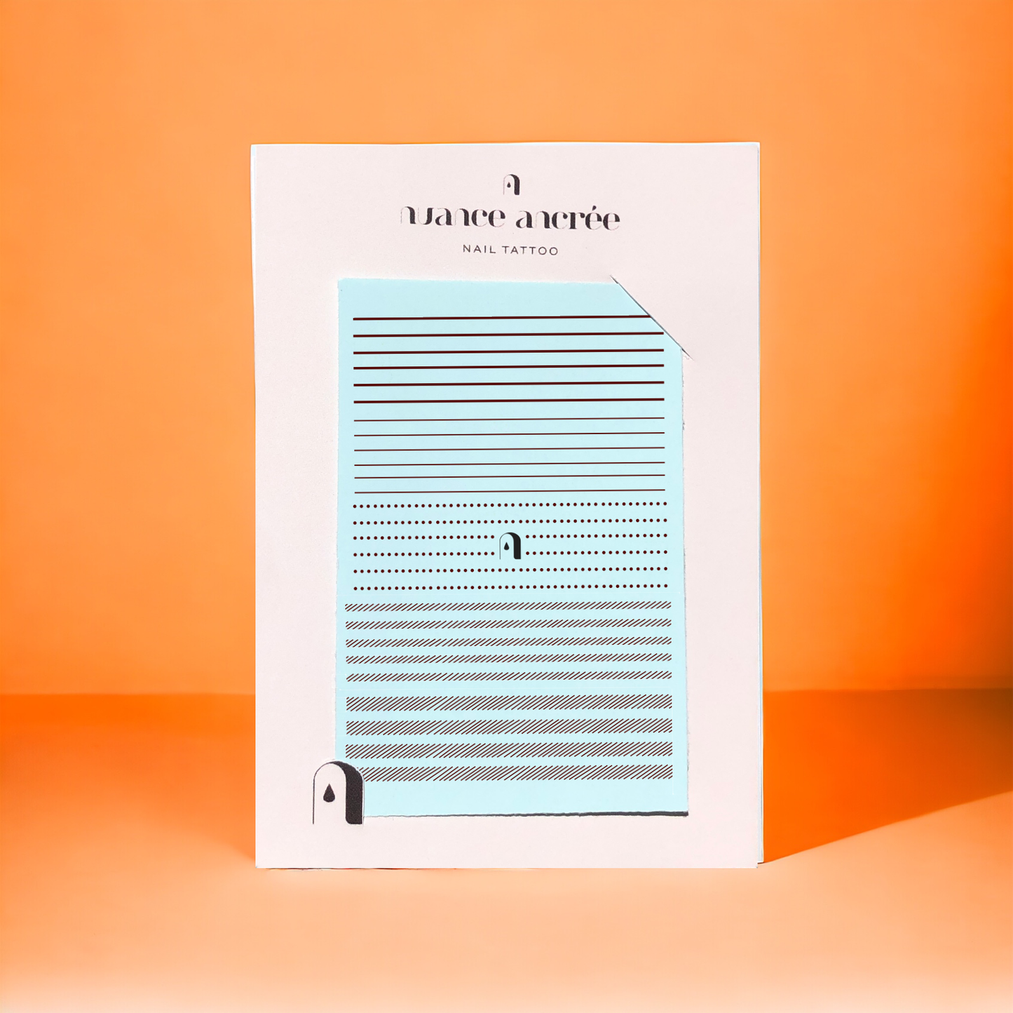 Nail Tattoos Tartan Marron